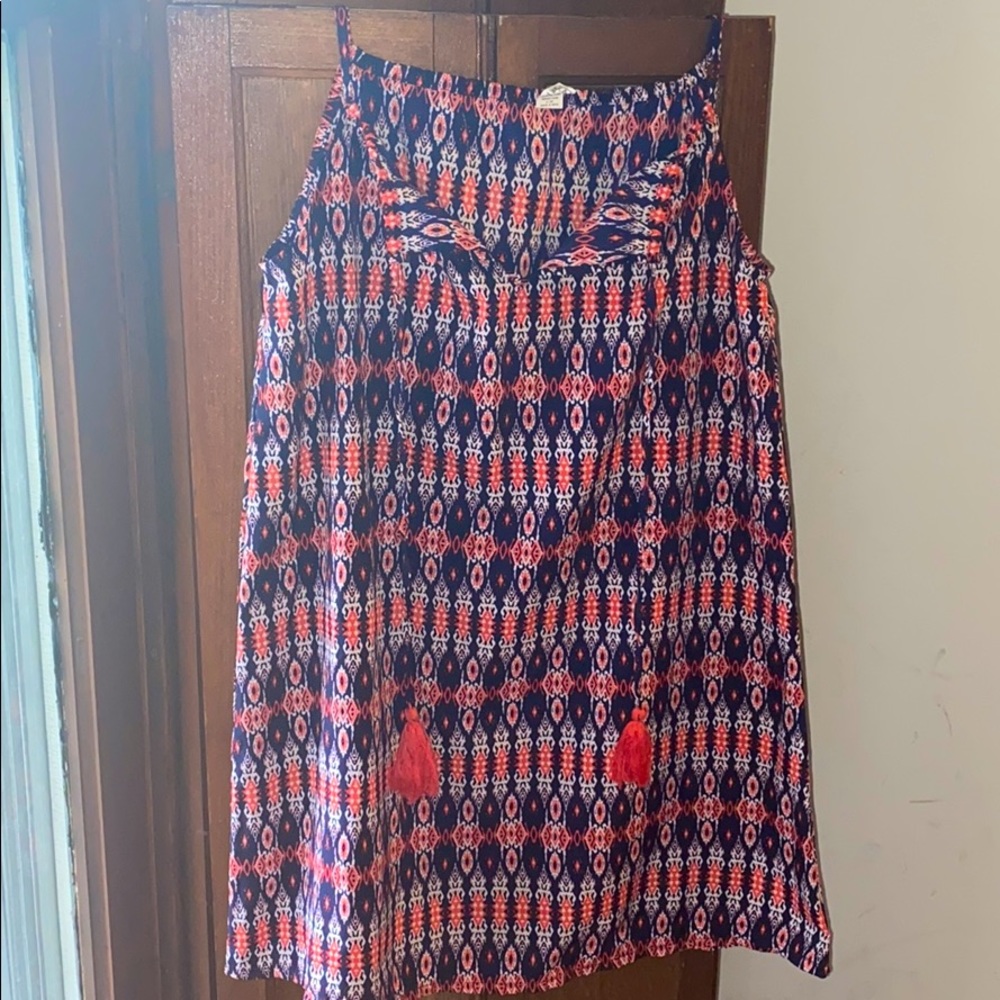 Fun patterned beach dress